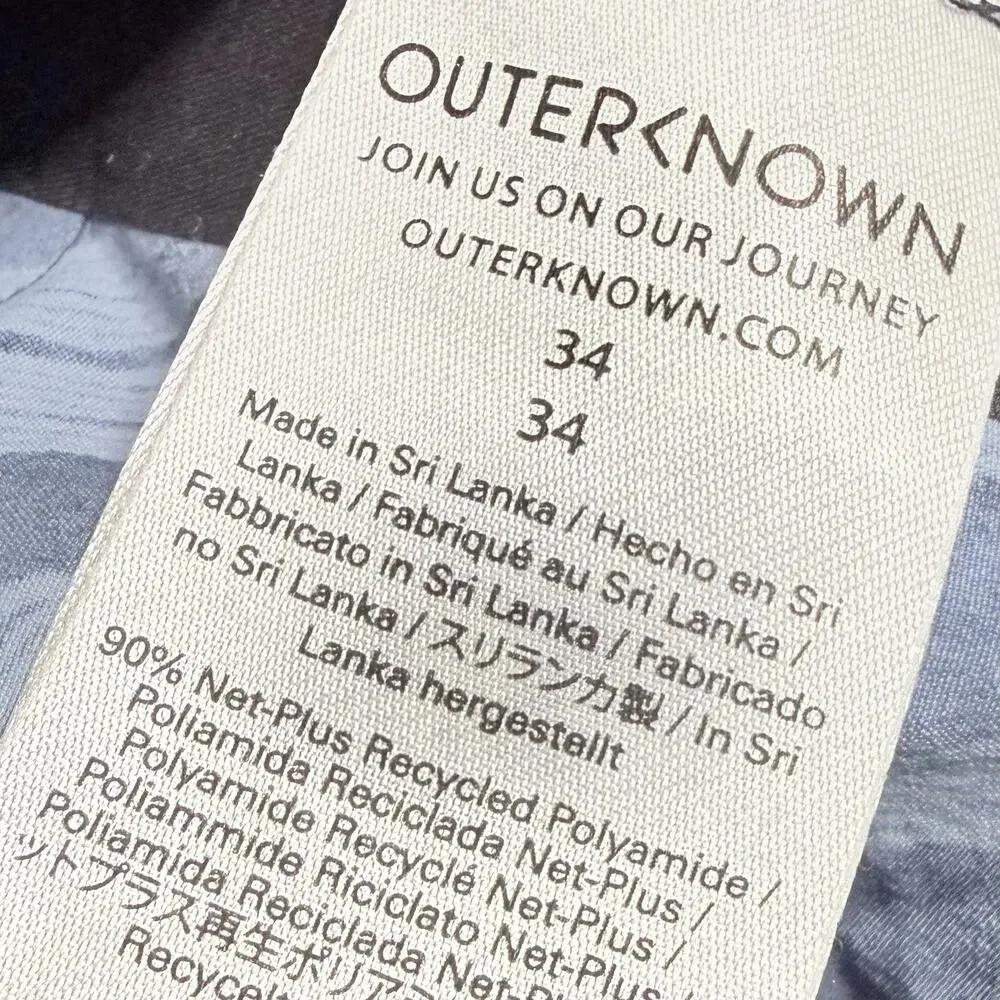 Outerknown Mens Size 34 Boardshorts APEX Evolution Trunks